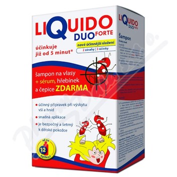 LiQuido DUO Forte šampon na vši 200ml + sérum