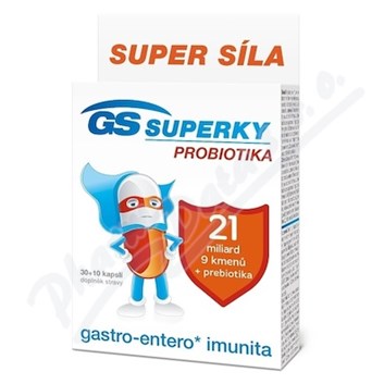 GS Superky probiotika cps.30+10 ČR/SK