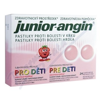 Junior-angin pro děti pastilky 24