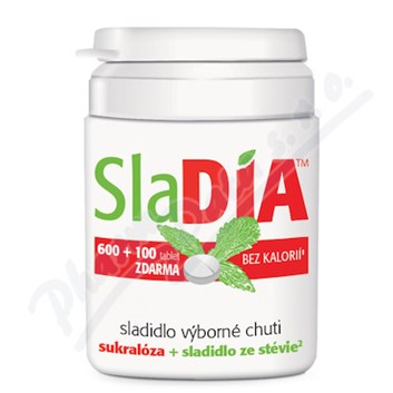 SlaDIA sladidlo 600 + 100 tablet ZDARMA