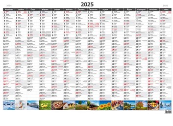 Mapa roční plánovací 2025 - A1, obrázková (KS)