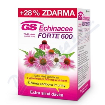 GS Echinacea Forte 600 tbl.70+20 ČR/SK