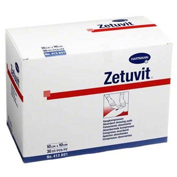 Komprese nesterilní vysoká savost Zetuvit 10x10cm (bal.30ks) (BAL)