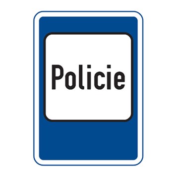 Dopravní značka IJ1 - Policie