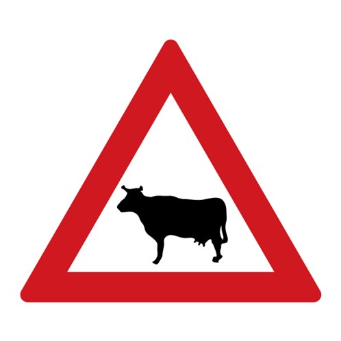 Dopravní značka - Zvířata