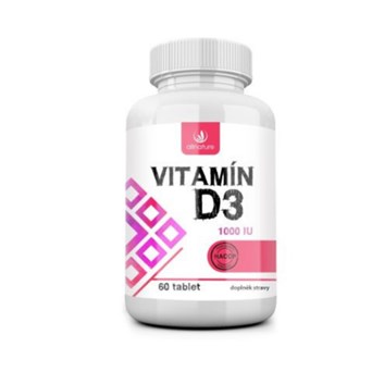 Vitamín D3 Allnature 60 kapslí