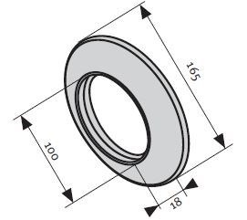 Protherm silikon. růžice 100 mm venkovní (SR1D) (5301)