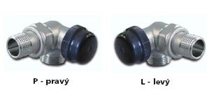 IVAR - term. dvouregulační ventil úhlový IVAR.VCS 2162 NSX - levý (500547)