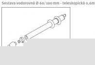 Protherm sestava vodor. teleskop. 60/100 mm - 0,6 m - (0010031043)