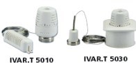 IVAR - termostatická kapalinová hlavice IVAR.T 5010 s kapilárou 2 m (501173)