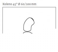 Protherm koleno 45°  60/100 mm, (bal.2ks) - (0020257010)