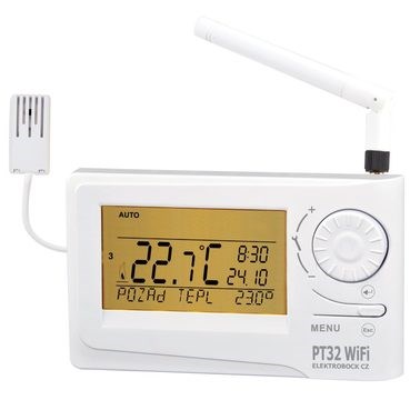 termostat s WiFi modulem PT32 WiFi