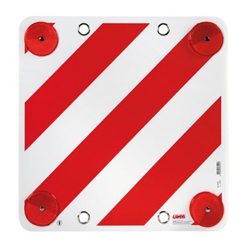 Reflexní výstražná tabule pro nadměrný náklad 50x50cm, BEZ HOMOLOGACE E, 66101