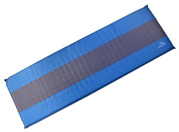 Samonafukovací karimatka modro-šedá 195x60x5cm
