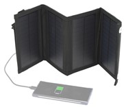 Solární nabíječka 10W rozkládací 44x16cm, 4 panely