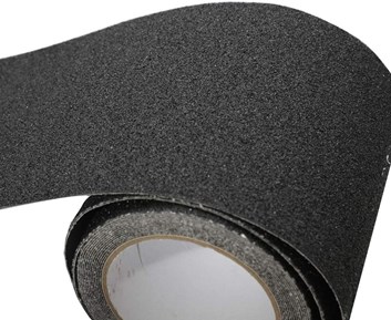 Gumová silná páska protiskluzová pevná samolepicí 10x200cm černá