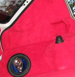 Potahová elastická látka pro čalounění interiéru auta růžová  100x150cm