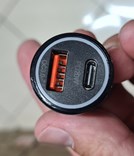 Nabíječka USB A + USB C do zapalovače auta redukce z 12V
