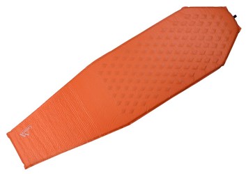 Samonafukovací karimatka oranžová 183x51x3cm