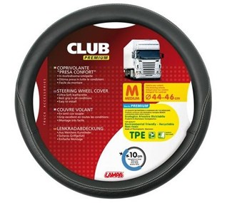Lampa (Italy) Potah volantu 44-46cm černý Club M Premium TPE