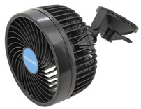 Výkonný značkový ventilátor do auta 12V otočný větrák průměr 15cm