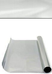 Protisluneční fólie 50x300cm, stříbrná