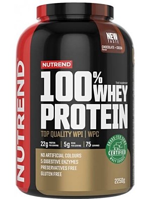 Nutrend 100% Whey Protein 2250 g pomeranč