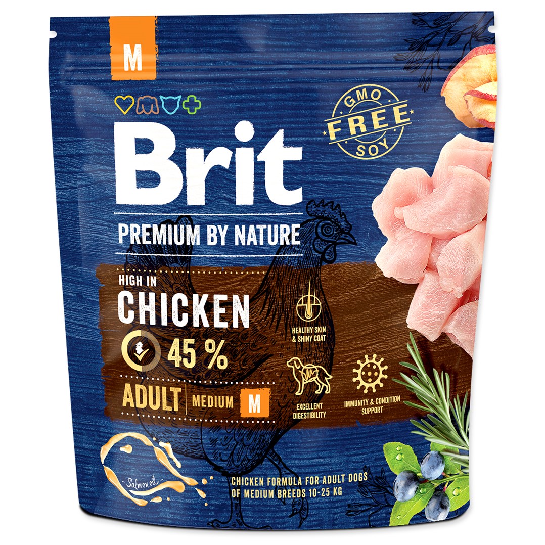Brit Premium by Nature Adult M -  1 kg