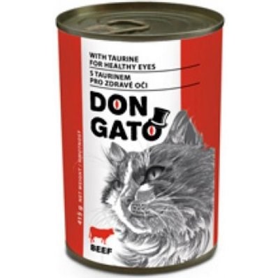 Dongato konzerva kočka hovězí 415g