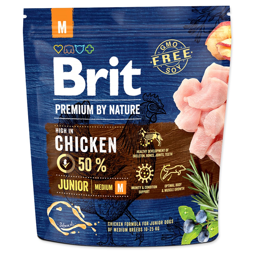 Brit Premium by Nature Junior M -  1 kg