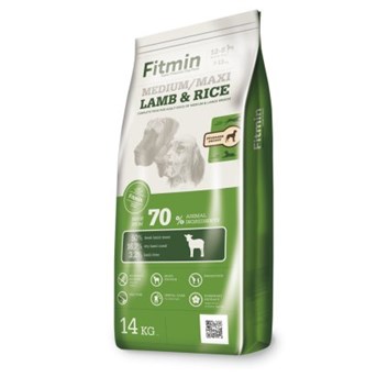 Fitmin kompletní krmivo pro psy Medium Maxi Lamb&Rice 14 kg