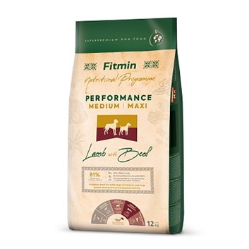 Fitmin Medium Maxi Performance Lamb With Beef kompletní krmivo pro psy 12 kg