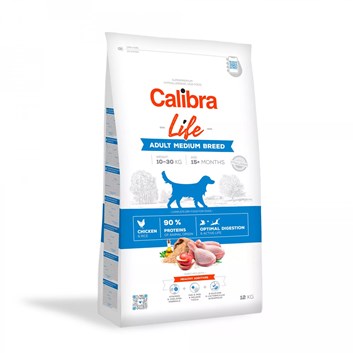 Calibra Dog Life Adult Medium Breed Chicken 12kg