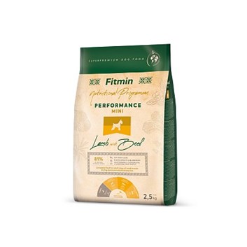 Fitmin Mini Performance Lamb With Beef kompletní krmivo pro psy 2,5 kg