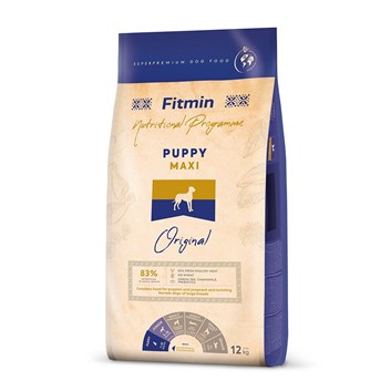 Fitmin Maxi Puppy kompletní krmivo pro psy 12 kg
