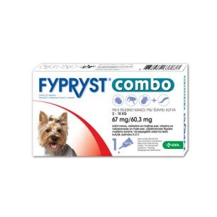 Fypryst COMBO spot on S 1x67mg/67,3mg pes 2-10kg