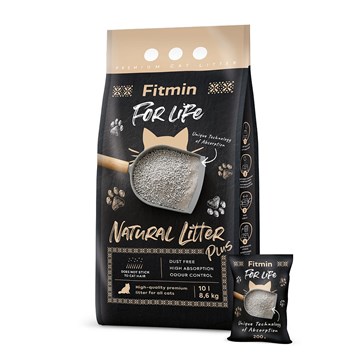 Fitmin For Life Natural litter Plus podestýlka pro kočky 10l/8,6kg