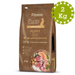 FITMIN DOG PURITY RICE PUPPY LAMB&SALMON - 2 kg