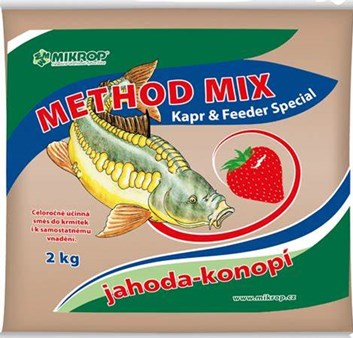 Mikrop Method mix - jahoda-konopí 2 kg