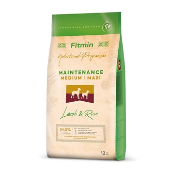 Fitmin Medium Maxi Lamb & Rice kompletní krmivo pro psy 12 kg