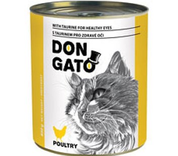Don Gato konzerva pro kočky drůbeží 850 g