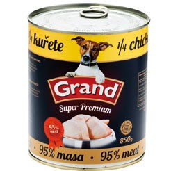 Grand Superpremium Dog kuřecí s 1/4 kuřete 850 g