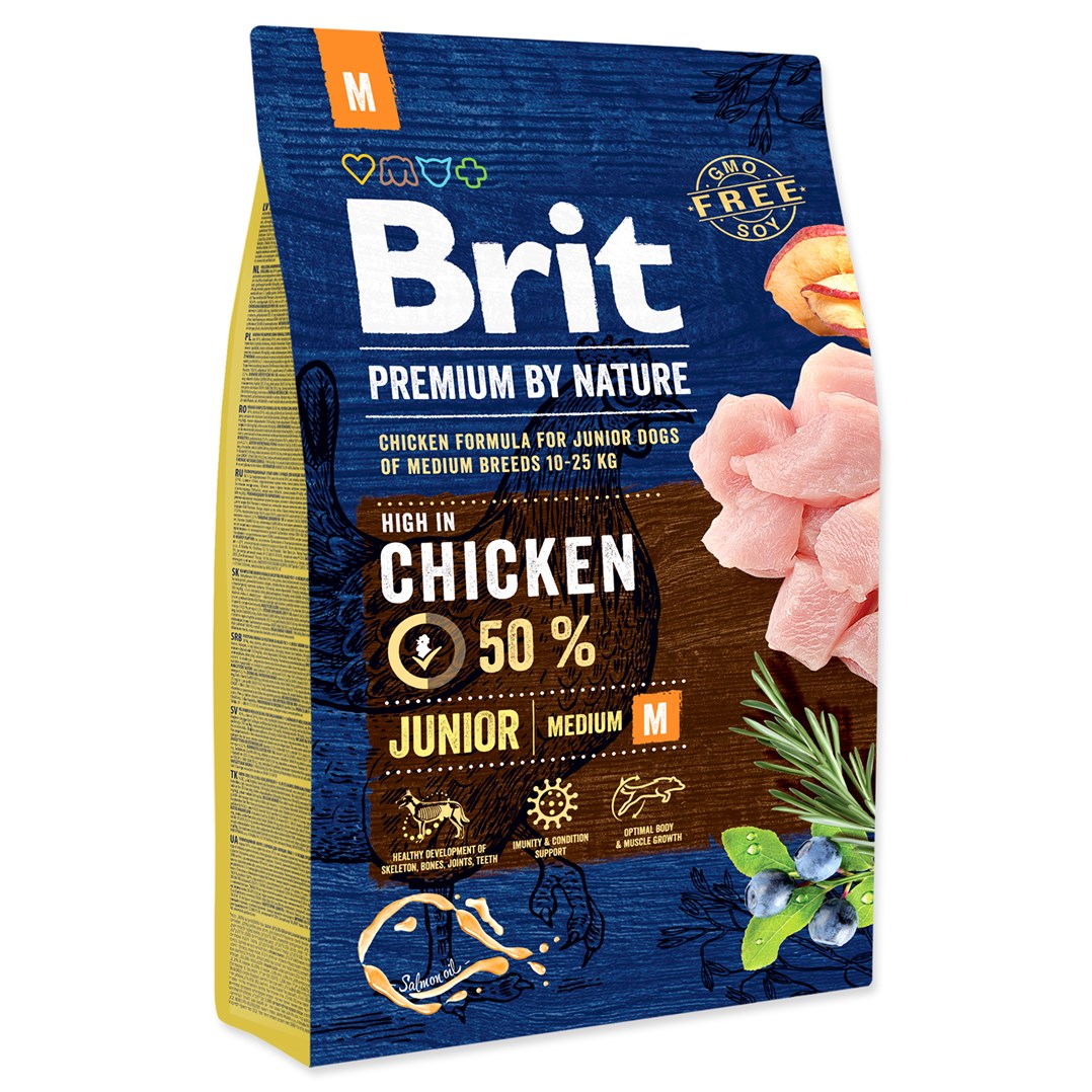 Brit Premium by Nature Junior M -  3 kg