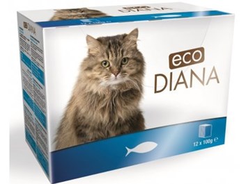 Diana eco kapsičky rybí kousky v omáčce 12x100g