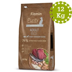 FITMIN DOG PURITY RICE ADULT FISH&VENISO - 12kg
