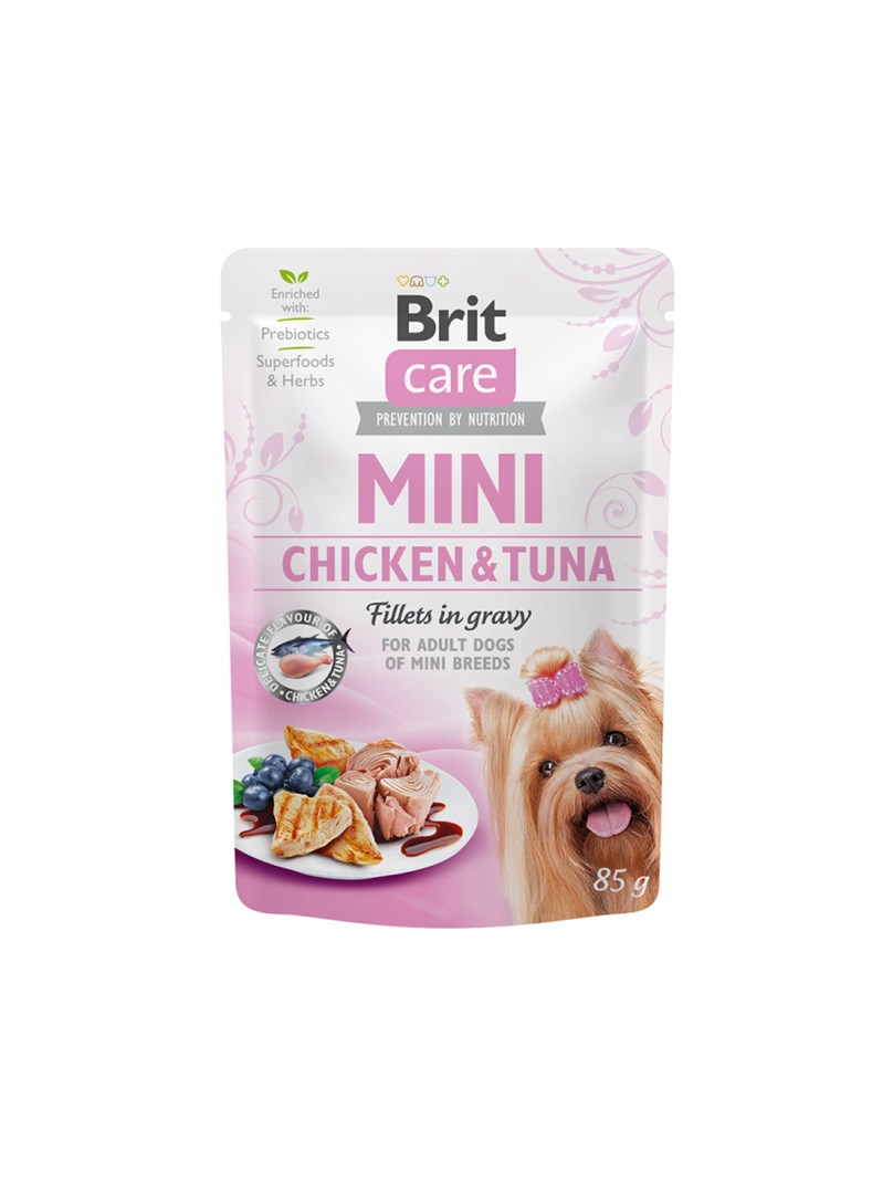 Brit Care Mini Chicken & Tuna fillets in gravy