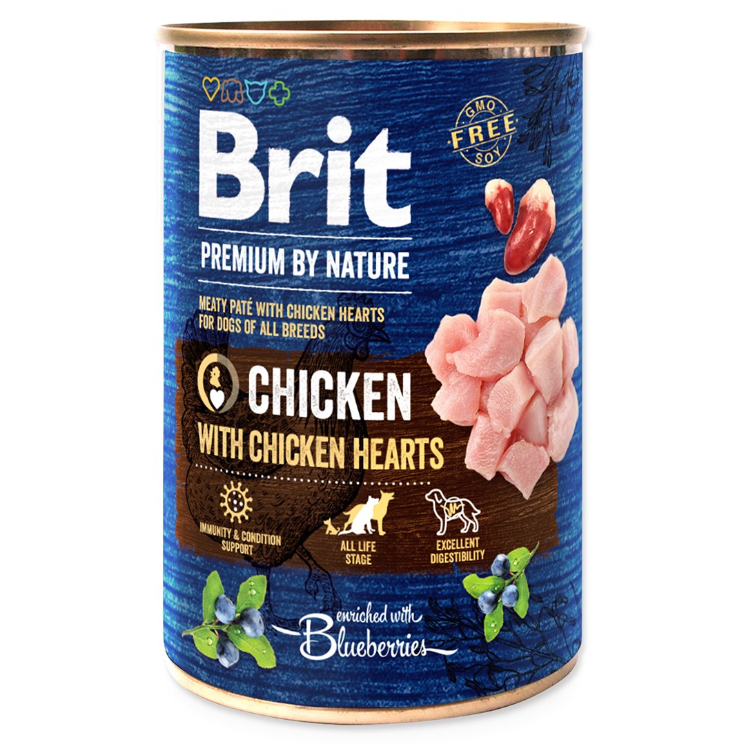 Brit Premium by Nature Chicken with Hearts  400g