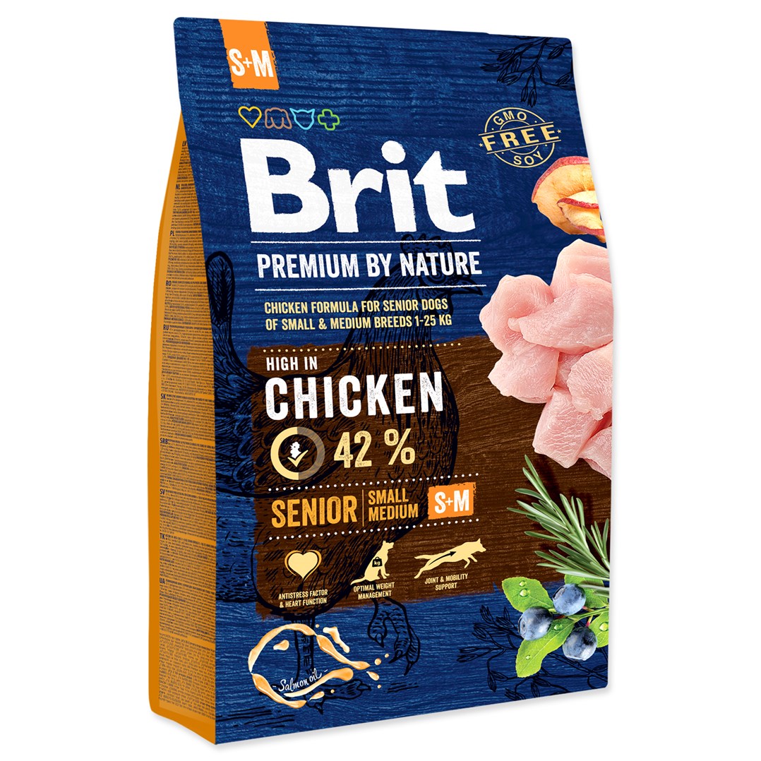Brit Premium by Nature Senior S+M -  3 kg
