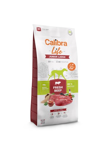 Calibra Dog Life Junior Large Fresh Beef 12kg