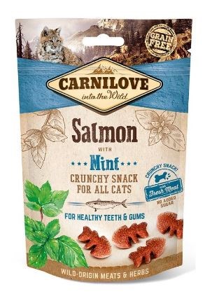 Carnilove Cat Crunchy Snack Salmon & Mint 50g